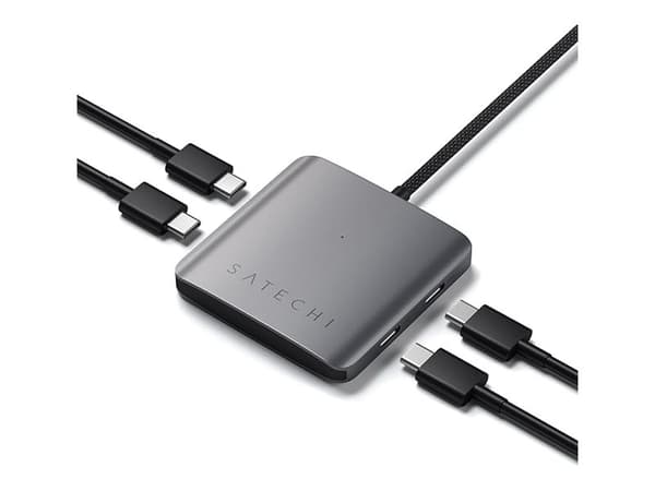 Satechi - Keskitin - med Power Delivery - 4 x USB-C 3.2 Gen 2 - pöytätietokoneet