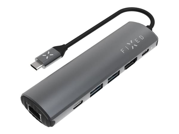 FIXED Pro - Dokkingstasjon - for bærbar, bærbar - USB-C - HDMI - 1GbE