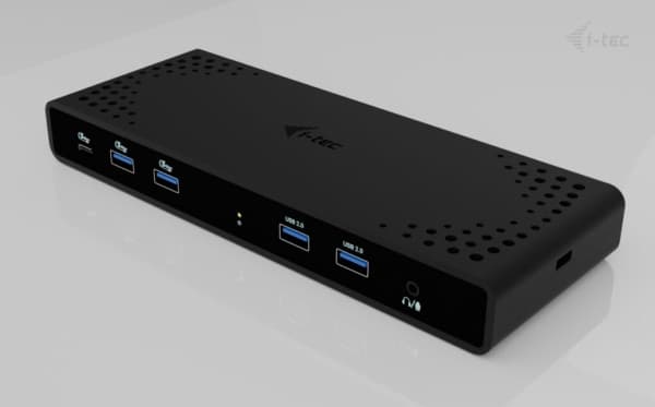 i-tec Universal Dual 4K Display Docking Station + Power Delivery 85W, Wired, USB 3.2 Gen 1 (3.1 Gen 1) Type-C, 85 W, 10,100,1000 Mbit/s, Black, 5 Gbi