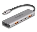 Miniatyrbild 2 av 5: Delock - Hubb - 10 Gbps, Power Delivery 95 Watt - 2 x USB-C + 2 x USB - skrivbordsmodell