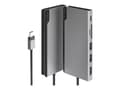 Pikkukuva 4 / 5: ALOGIC ULDUNIV2-SGR, Ledningsført, USB 3.2 Gen 1 (3.1 Gen 1) Type-C, 100 W, Grå, MicroSD (TransFlash), SD, 5120 x 2880 pikseliä, 5120 x 2880 kuvapist