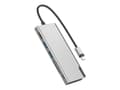 Pikkukuva 1 / 5: ALOGIC ULDUNIV2-SGR, Ledningsført, USB 3.2 Gen 1 (3.1 Gen 1) Type-C, 100 W, Grå, MicroSD (TransFlash), SD, 5120 x 2880 pikseliä, 5120 x 2880 kuvapist