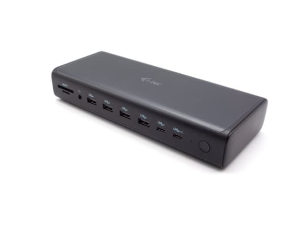 i-tec CA6MONITORDOCKPD, langallinen, USB 3.2 Gen 1 (3.1 Gen 1) Type-C, 140 W, 3,5 mm, 10 100 1000 2500 Mbit/s, musta