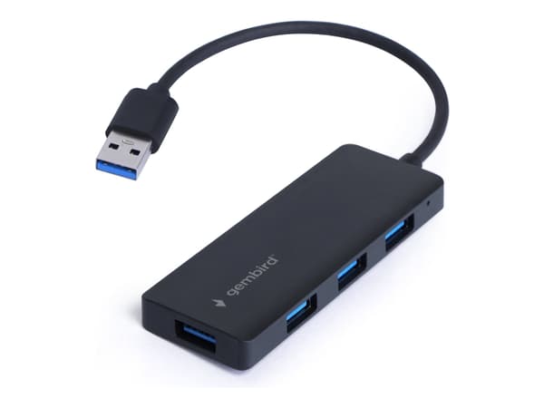 Gembird UHB-U3P4-03 - Hubb - 4 x USB 3.1 Gen 1 - skrivbordsmodell