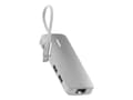 Miniatyrbild 3 av 5: LINQ byELEMENTS LQ49081, Kabel, USB 3.2 Gen 2 (3.1 Gen 2) Type-C, 140 W, 10,100,1000,2500 Mbit/s, Grå, Vit, MicroSD (TransFlash), MicroSDHC, MicroSDX