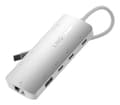 Miniatyrbild 2 av 5: LINQ byELEMENTS LQ49081, Kabel, USB 3.2 Gen 2 (3.1 Gen 2) Type-C, 140 W, 10,100,1000,2500 Mbit/s, Grå, Vit, MicroSD (TransFlash), MicroSDHC, MicroSDX