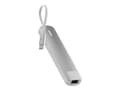 Miniatyrbild 3 av 5: LINQ byELEMENTS LQ49061, Kabel, USB 3.2 Gen 2 (3.1 Gen 2) Type-C, 140 W, 10,100,1000,2500 Mbit/s, Grå, Vit, 4K Ultra HD