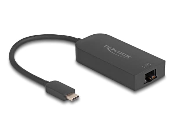 Delock - Nettverksadapter - USB 3.0 - 2.5GBase-T - svart