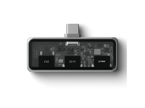 Satechi Mobile XR Hub with Audio - Telakointiasema - USB-C 3.2 Gen 2 - USB-C - 100 Watt