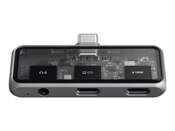 Satechi Mobile XR Hub with Audio - Telakointiasema - USB-C 3.2 Gen 2 - USB-C - 100 Watt