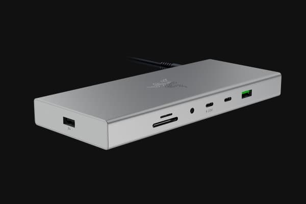 Razer USB 4 Dock, USB Type-C, 3.5mm, DisplayPort, HDMI, RJ-45, USB 2.0 Type-A, USB 3.2 Gen 1 (3.1 Gen 1) Type-A, USB 3.2 Gen 2..., MicroSD (TransFlas