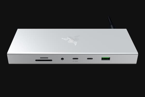 Razer USB 4 Dock, USB Type-C, 3.5mm, DisplayPort, HDMI, RJ-45, USB 2.0 Type-A, USB 3.2 Gen 1 (3.1 Gen 1) Type-A, USB 3.2 Gen 2..., MicroSD (TransFlas