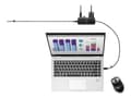 Miniatyrbilde 4 av 5: HP Travel Hub G2 - Portreplikator - USB-C - VGA, HDMI - for OMEN by HP Laptop 16; Victus by HP Laptop 15, 16; EliteBook 830 G6; Fortis 11 G9