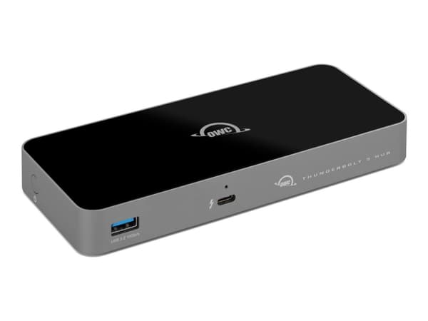 OWC - Dockningsstation - USB-C / USB4 / Thunderbolt 3 / Thunderbolt 4 / Thunderbolt 5 - 3 x Thunderbolt 5 - 180 Watt