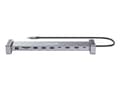 Miniatyrbild 4 av 5: Manhattan 190398, Kabel, USB 3.2 Gen 1 (3.1 Gen 1) Type-C, 100 W, 10,100,1000 Mbit/s, Grå, MicroSD (TransFlash), SD