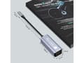 Miniatyrbild 3 av 5: Techly IDATA USB-ETGIGA-CA, Kabel, USB 3.2 Gen 1 (3.1 Gen 1) Type-C, 10,100,1000 Mbit/s, Svart, Silver, Gjuten aluminium, USB