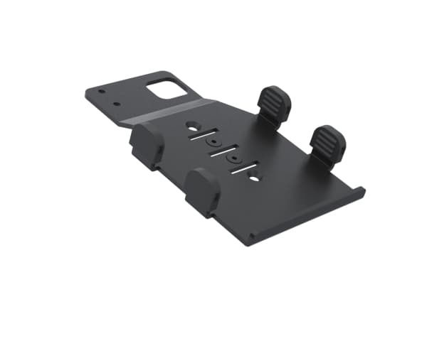 Ergonomic Solutions SpacePole Payment STR701-MN, POS-plate, Sort, Metall, Stripe, S700, 93,1 mm