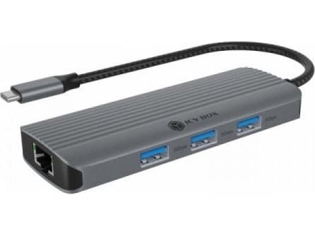 Stacja/replikator Icy Box 6w1 USB-C (B-DK4034a-CPD)