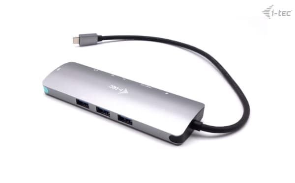 i-Tec Nano Dock - Dokkingstasjon - USB-C / USB4 / Thunderbolt 3 / Thunderbolt 4 - HDMI - 1GbE - 100 watt - Europa