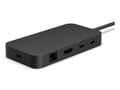 Miniatyrbild 1 av 2: Microsoft Surface USB4 Dock, Ledningsført, USB4, 100 W, 1000 Mbit/s, Sort, 60 Hz