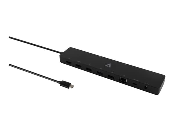V7 DOCKUCPT2D - Dockningsstation - USB-C - HDMI - 1GbE