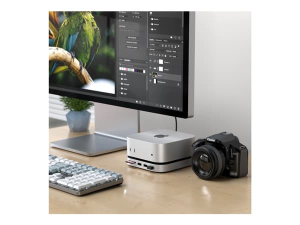 Satechi ST-GNMMES - Keskitin - 1 x USB 2.0 + 2 x USB 3.2 Gen 2 - pöytätietokoneet
