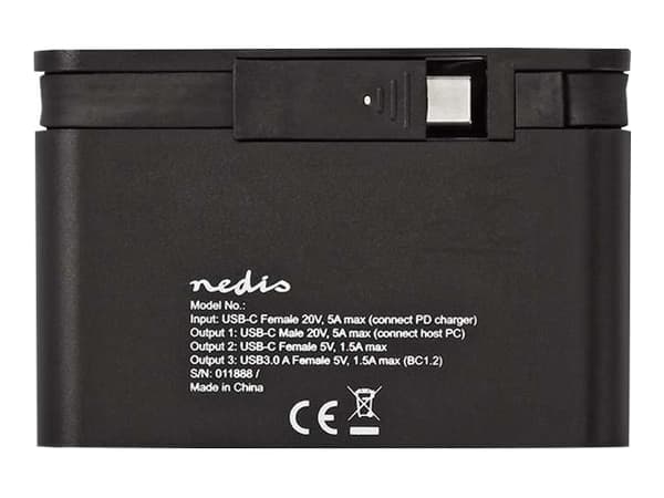 Nedis USB adapteris USB 3.1 USB Type-C™ USB Type-A / USB Type-C™ / 1x HDMI® / 1x RJ45