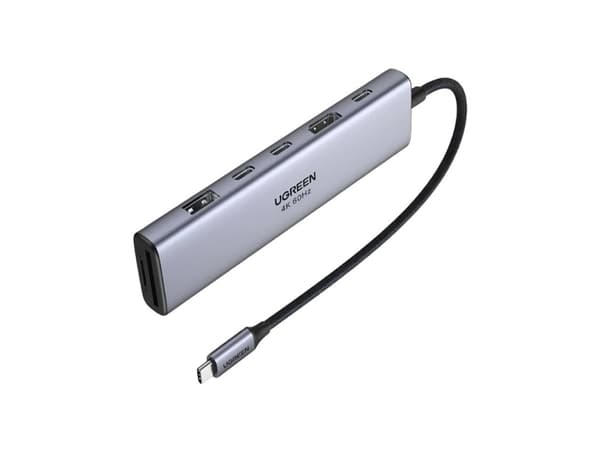 Ugreen REVODOK 7-IN-1 4K@60HZ HDMI DOCK, Docking, Dock, Grå, SD