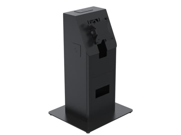 Ergonomic Solutions SpacePole Kiosk SPK401-02, Kiosksett, Svart, Metall, 75 x 75 mm, 100 x 100 mm, Universal