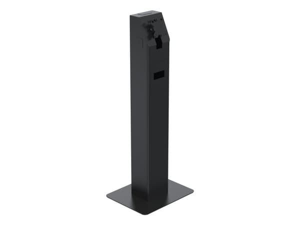 Ergonomic Solutions SpacePole Kiosk SPK400-02, Kioskipakkaus, musta, metalli, 75 x 75 mm, 100 x 100 mm, universaali