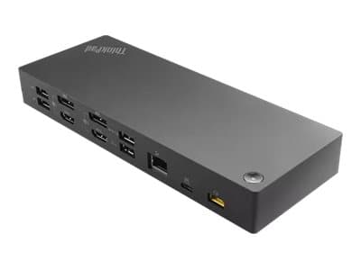 Lenovo ThinkPad Hybrid USB-C with USB-A Dock - Dokkingstasjon - USB-C - 2 x HDMI, 2 x DP - 1GbE - 135 watt - Storbritannia