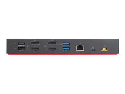 Lenovo ThinkPad Hybrid USB-C with USB-A Dock - Dokkingstasjon - USB-C - 2 x HDMI, 2 x DP - 1GbE - 135 watt - Storbritannia