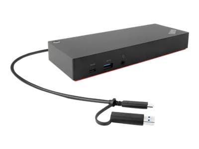 Lenovo ThinkPad Hybrid USB-C with USB-A Dock - Dokkingstasjon - USB-C - 2 x HDMI, 2 x DP - 1GbE - 135 watt - Storbritannia