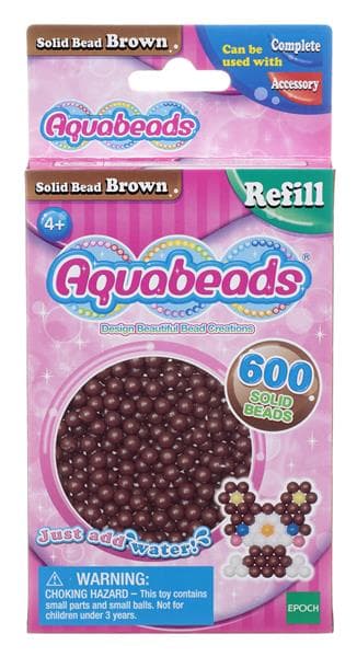Aquabeads, Bruna matta pärlor
