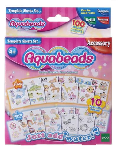Aquabeads, Sett med sjablongark