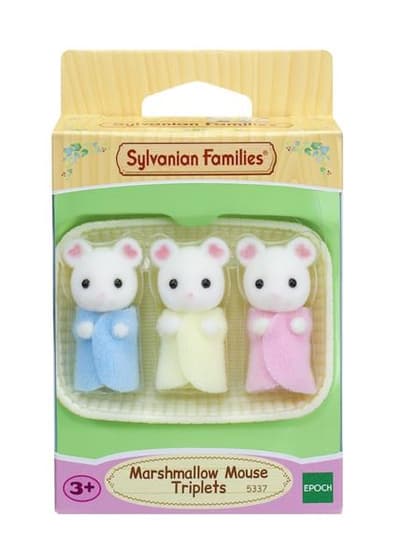 Sylvanian Families Marshmallow Mouse Triplets