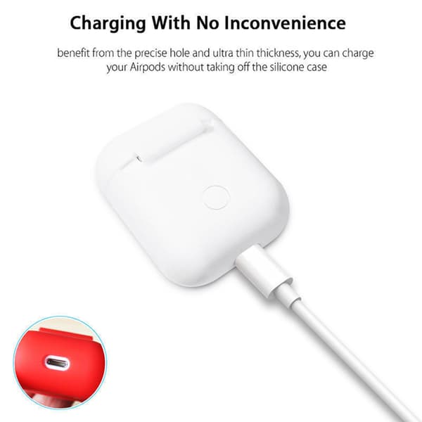For Apple AirPods Case Protect Silicone Cover Skin