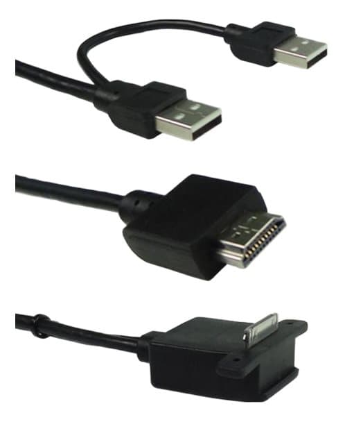 GeChic 1503 dockport cable, 1,2m cable length, black