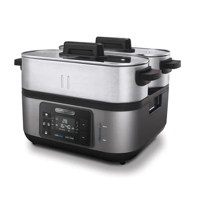 MORPHY RICHARDS Dampkoger/Steamer Intellisteam Brushed Steel