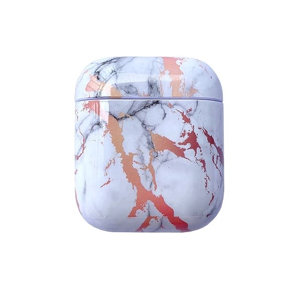 Skyddsfodral till AirPods - Vit Marmor