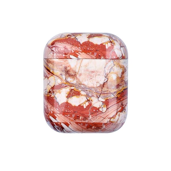 Suojakotelo AirPods - Punainen Marmori