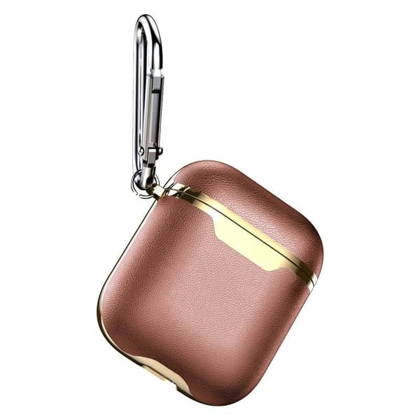 Suojakotelo AirPods -Kotelolle - Ruskea / Kulta