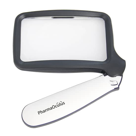 Förstoringsglas | Läsförstoringsglas | LED-belysning | Ergonomiskt handtag