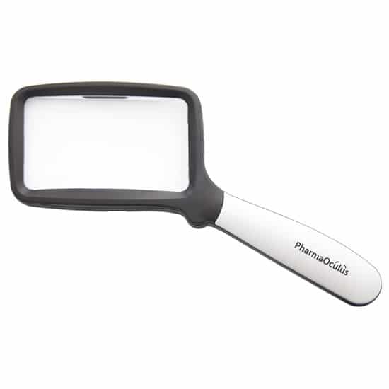 Förstoringsglas | Läsförstoringsglas | LED-belysning | Ergonomiskt handtag