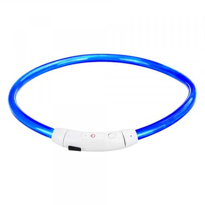 Purre uppladdningsbart LED-halsband för hund