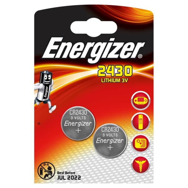 Batteri CR2430 Lithium 2-pak