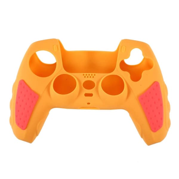 Silikoninen ihokahva Playstation 5 PS5 -ohjaimelle - oranssi
