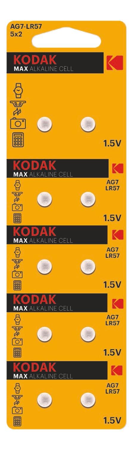 Kodak MAX AG7 / LR57 Micro alkaliskaknappceller