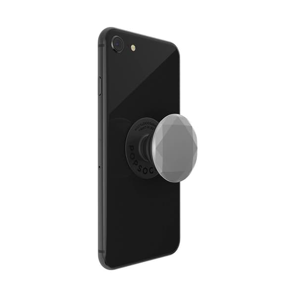 POP SOCKETS PopGrip Premium Metallic Diamond Silver