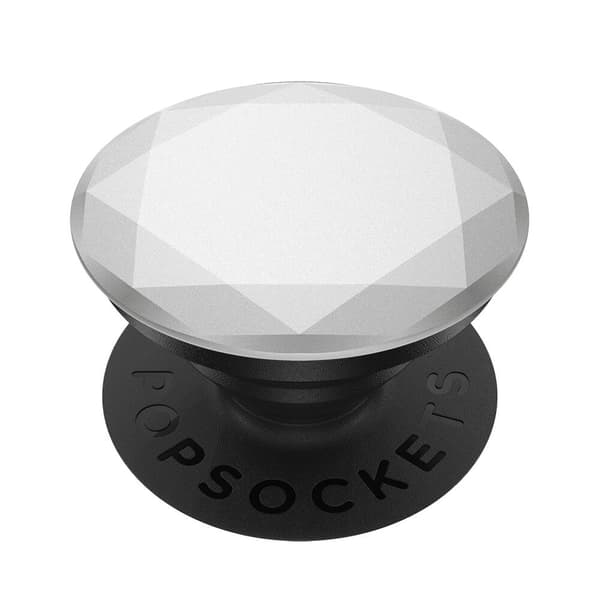 POP SOCKETS PopGrip Premium Metallic Diamond Silver